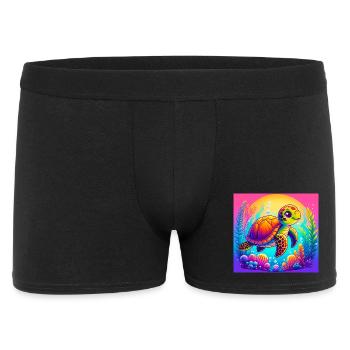 turtle - Men's Boxer Shorts - black - Front