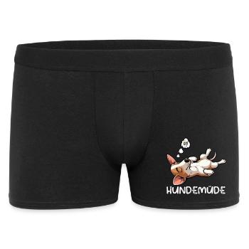Hundemüde Podenco Podencos Podencoliebhaber  - Männer Boxer Shorts - Schwarz - Vorne