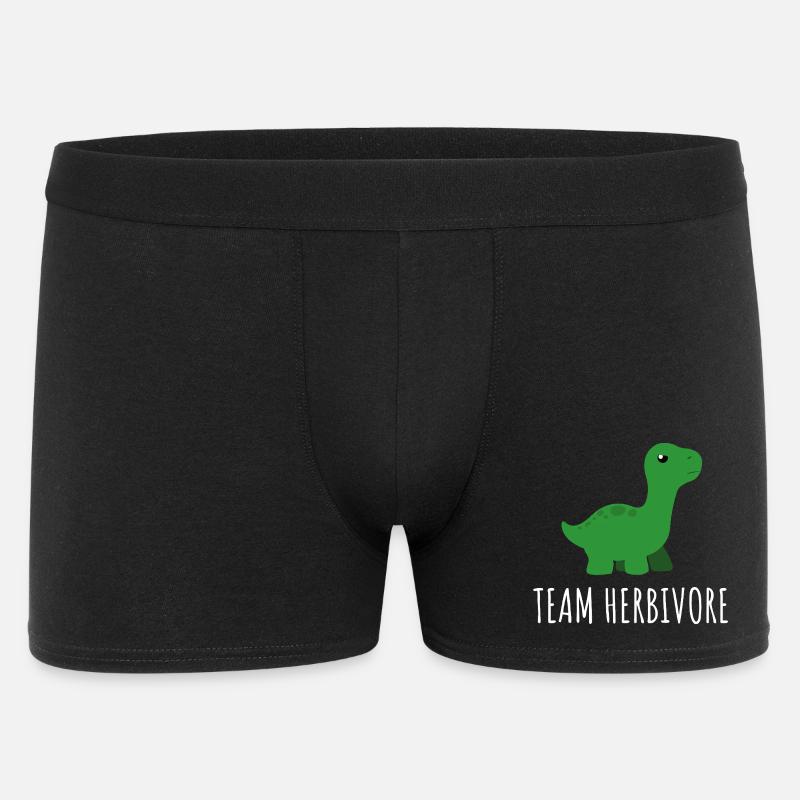 Herbivore Dino Team Tee - Men's Boxer Shorts - black