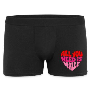 Malle 2026 All you need is Malle - Männer Boxer Shorts - Schwarz - Vorne