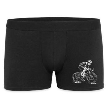 Rennradfahrer Skizze – Radsport Geschenk - Männer Boxer Shorts - Schwarz - Vorne