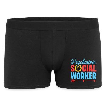 Social Worker Quota Psychiatric Social Work - Men's Boxer Shorts - black - Front