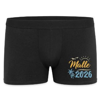 Malle 2026 - Men's Boxer Shorts - black - Front