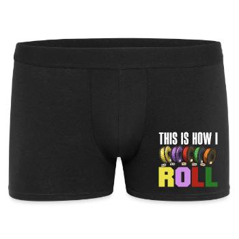 This Is How I Roll 3D Printing Filament Roll - Men's Boxer Shorts - black - Front