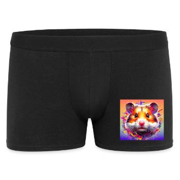 hamster - Boxer Homme - noir - Devant