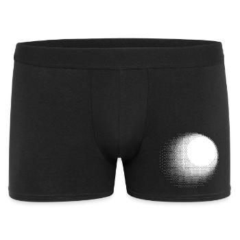 Dégradé de cercle de demi-tons - Boxer Homme - noir - Devant