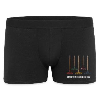 Rechenzentrum Gärtner Garten Gartenarbeit - Männer Boxer Shorts - Schwarz - Vorne