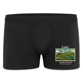 Irland Tipperary Vintage Reisemarke - Männer Boxer Shorts - Schwarz - Vorne