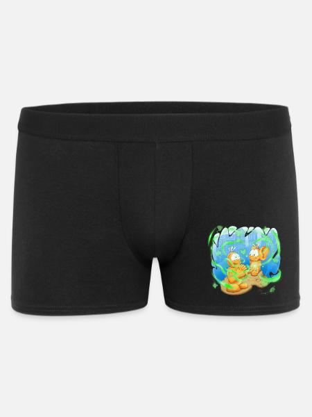 Neon-Orb-Freunde - Männer Boxer Shorts - Schwarz