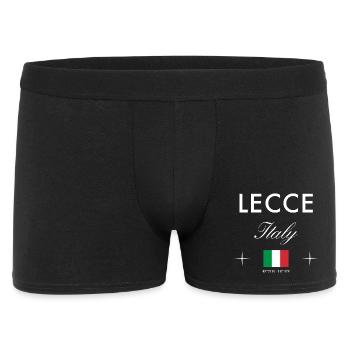 Lecce, Italie, coordonne un souvenir de voyage - Boxer Homme - noir - Devant