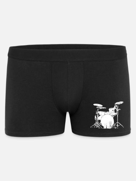 Schlagzeug Grafik - Männer Boxer Shorts - Schwarz