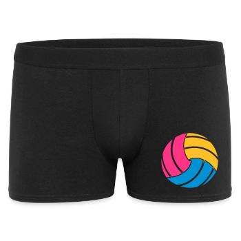 Le ballon de volley-ball - Boxer Homme - noir - Devant