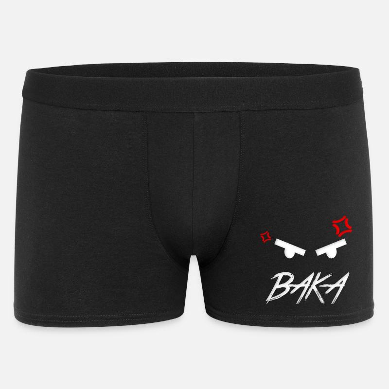 Baka Expression dans l’anime - Boxer Homme - noir