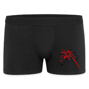 Étoiles, feux d’artifice, étoile filante - Boxer Homme - noir - Devant