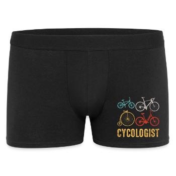 Cyclologist Bicycle Montage - Men's Boxer Shorts - black - Front