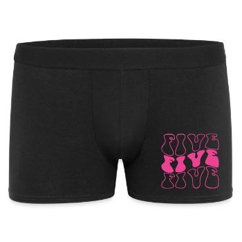 Five 5th Birthday For Girls 5 Years Old - Men's Boxer Shorts - black - Front