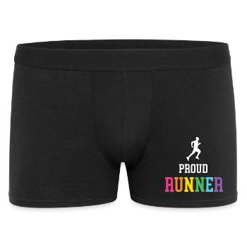 Fier coureur LGBT - Boxer Homme - noir - Devant