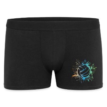 Ballon De Volley-ball Explosion Beach Volley-ball Couleurs Logo - Boxer Homme - noir - Devant