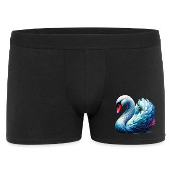 Swan - Men's Boxer Shorts - black - Front