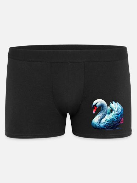 Swan - Men's Boxer Shorts - black