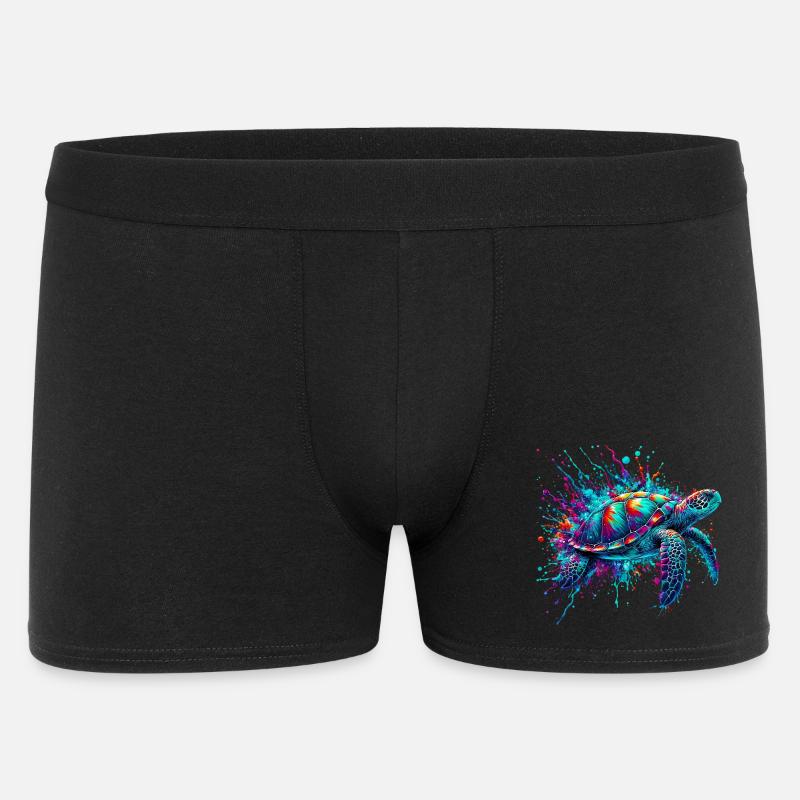 Tortue - Boxer Homme - noir