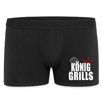 King of the Grill Couverts Crown Gill - Boxer Homme - noir - Devant