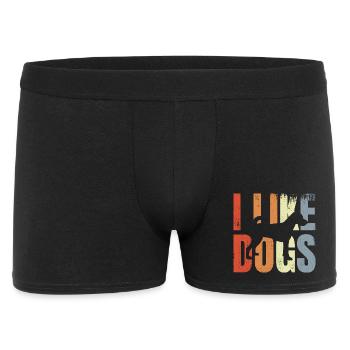 I Like Dogs - Men's Boxer Shorts - black - Front