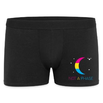 LGBTQ Pride Month - Keine Phase - Pansexuell - Männer Boxer Shorts - Schwarz - Vorne