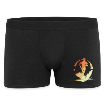 Marathon Runner Sketch Vintage - Men's Boxer Shorts - black - Front