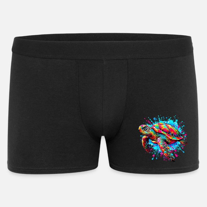 Turtle - Men's Boxer Shorts - black
