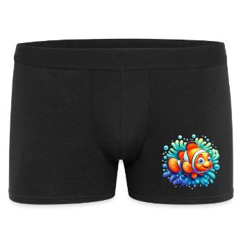 Poisson-clown - Boxer Homme - noir - Devant