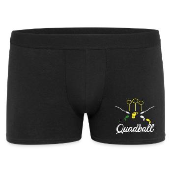 Quadball - Men's Boxer Shorts - black - Front