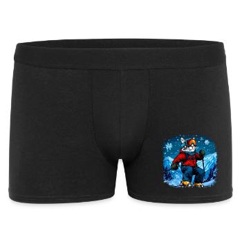 Cat Skis - Men's Boxer Shorts - black - Front