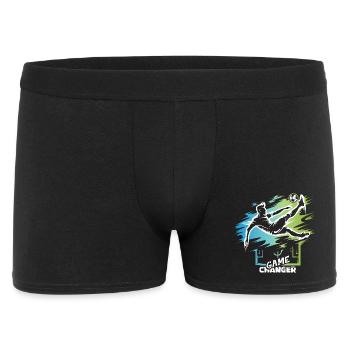 Game Changer – Fußball Fallrückzieher Designsymbol - Männer Boxer Shorts - Schwarz - Vorne