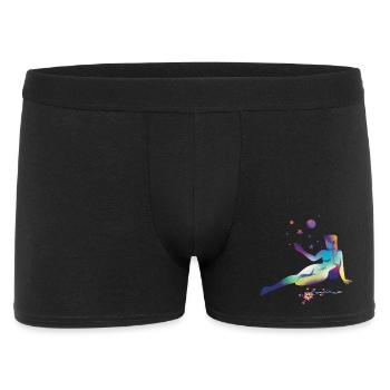 Cosmic Dreams Silhouette - Men's Boxer Shorts - black - Front