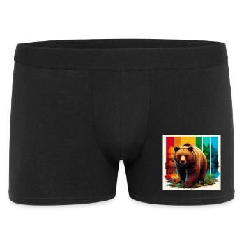 ours - Boxer Homme - noir - Devant