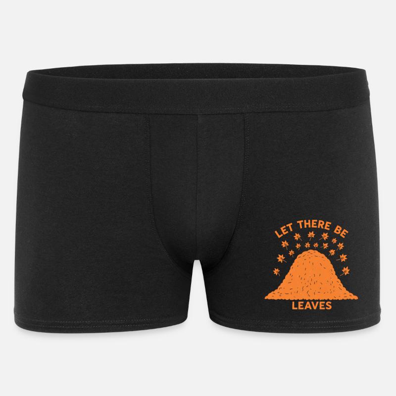 Herbstlaub Herbstlaub Herbstlaub Herbstlaub - Männer Boxer Shorts - Schwarz