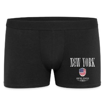 New York USA, souvenir New York - Men's Boxer Shorts - black - Front
