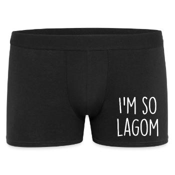 Lagom Sverige Suède - Boxer Homme - noir - Devant