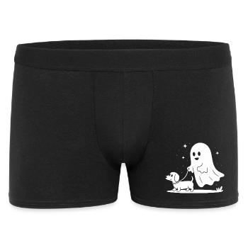 Ghost Dog Night Friend - Men's Boxer Shorts - black - Front