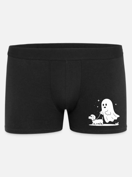 Ghost Dog Night Friend - Men's Boxer Shorts - black