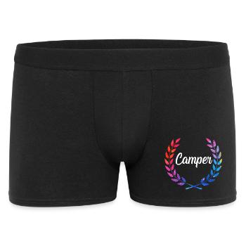 Camper Color Laurel Logo - Men's Boxer Shorts - black - Front