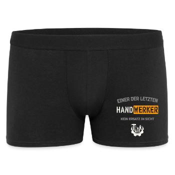 One of the last craftsmen and not a replacement - Men's Boxer Shorts - black - Front