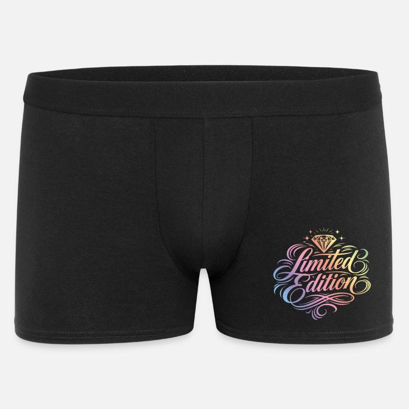Limited Edition Bunt - Männer Boxer Shorts - Schwarz