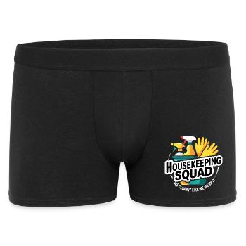 Funny Cleaning Design - Men's Boxer Shorts - black - Front