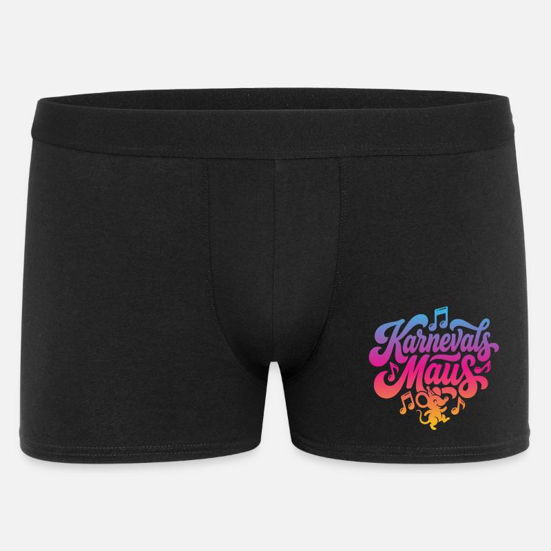 Karnevals Maus Karnevalsmaus Karneval Party Kostüm - Männer Boxer Shorts - Schwarz