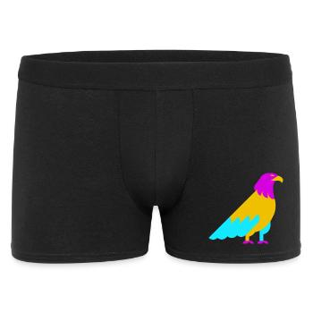 Aigle abstrait coloré - Boxer Homme - noir - Devant