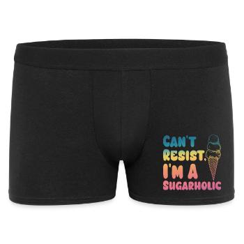 Cant Resist Sugarholic Cream Gradient - Men's Boxer Shorts - black - Front