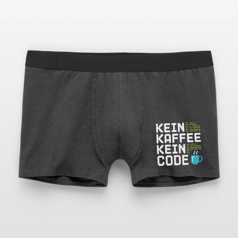 No Coffee No Code Programmer Computer Scientist Men's Boxer Shorts