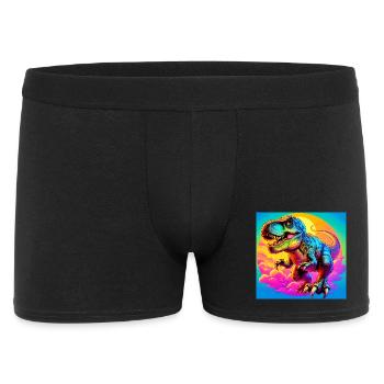 dinosaur - Men's Boxer Shorts - black - Front
